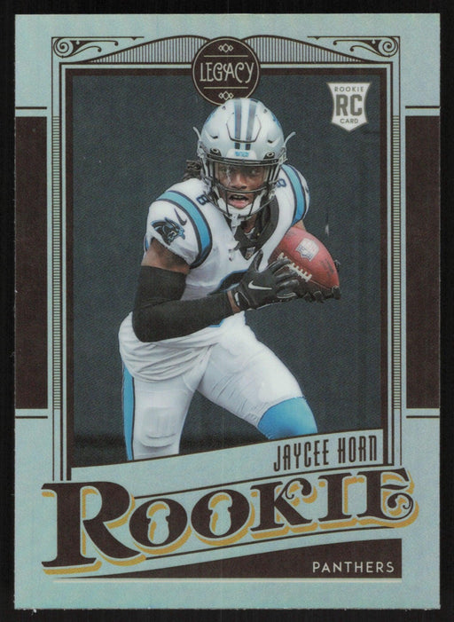 Jaycee Horn 2021 Panini Chronicles Legacy # 209 RC Silver Prizm Carolina Panthers - Collectible Craze America