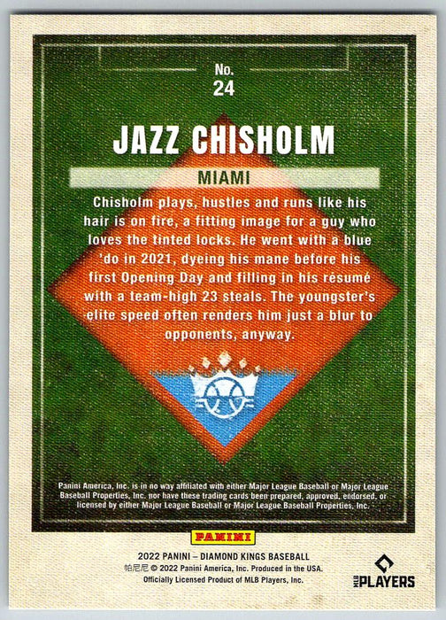 Jazz Chisholm 2022 Panini Diamond Kings # 24 Miami Marlins - Collectible Craze America