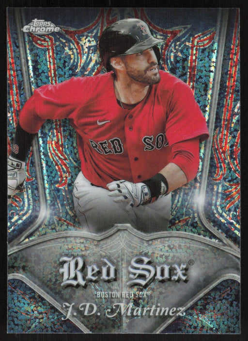 JD Martinez 2022 Topps Chrome # P-14 Pinstriped Boston Red Sox - Collectible Craze America