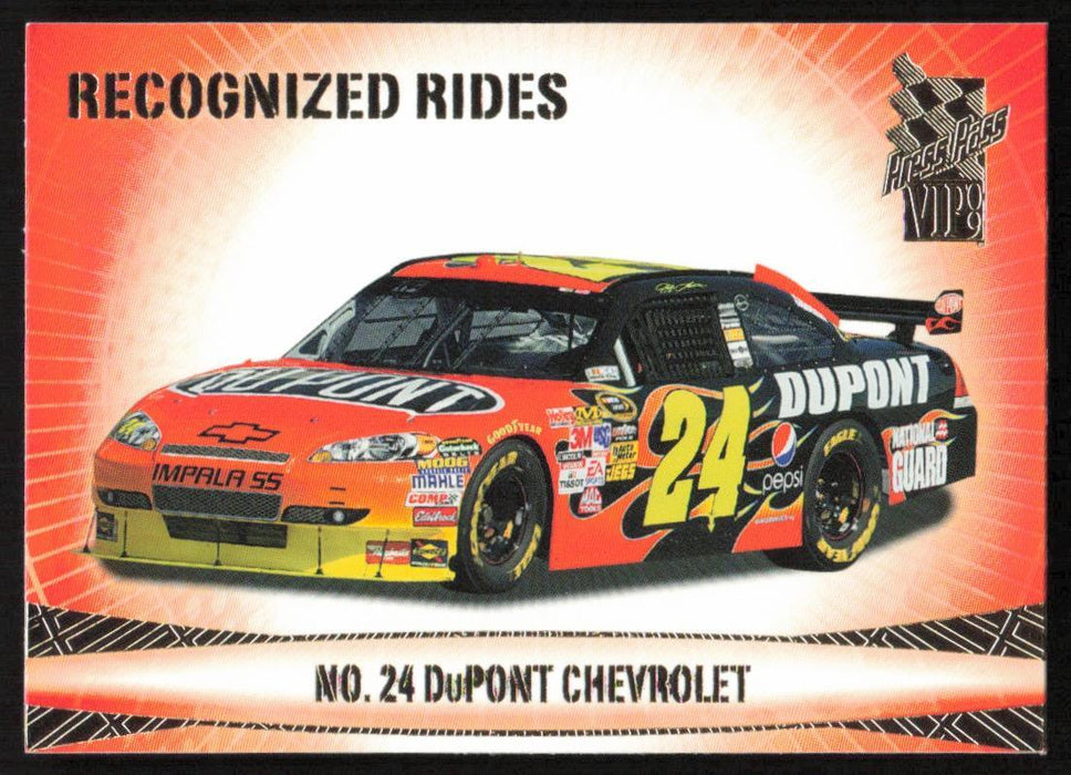 Jeff Gordon 2009 Press Pass VIP # 41 Recognized Rides - Collectible Craze America