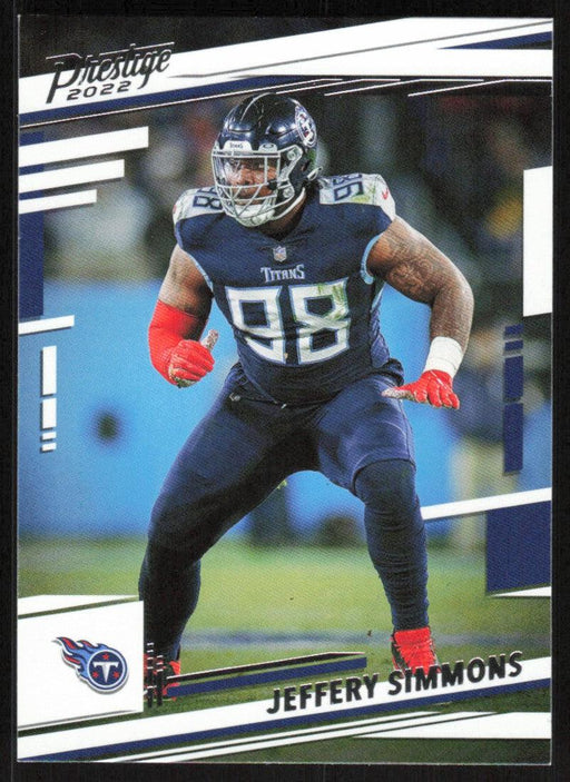 Jeffery Simmons 2022 Panini Prestige # 289 Tennessee Titans - Collectible Craze America