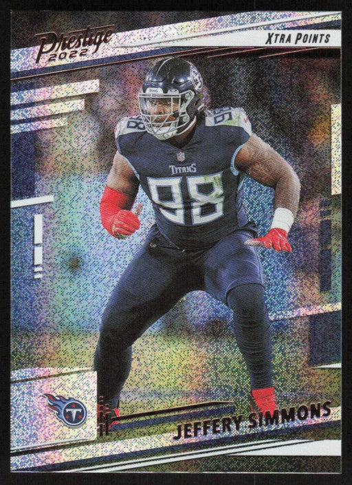 Jeffery Simmons 2022 Panini Prestige Xtra Points # 289 Galaxy Tennessee Titans - Collectible Craze America