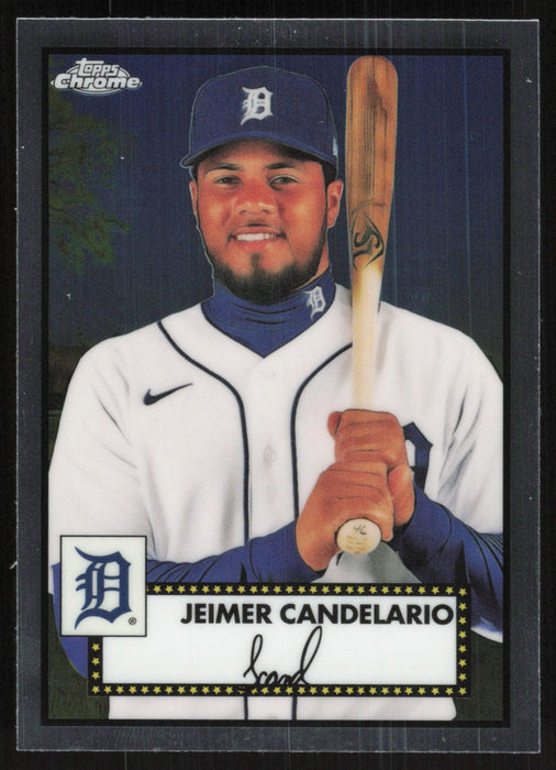 Jeimer Candelario 2021 Topps Chrome Platinum Anniversary # 355 Detroit Tigers - Collectible Craze America