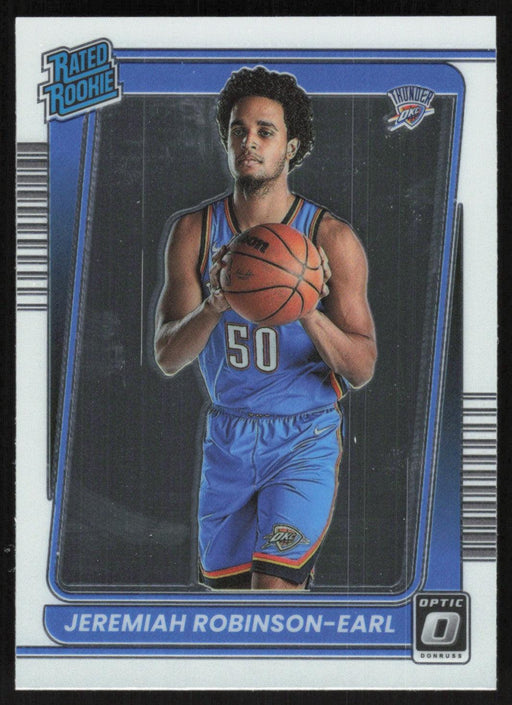 Jeremiah Robinson-Earl 2021 Panini Donruss Optic Rated Rookie # 170 RC Oklahoma City Thunder - Collectible Craze America