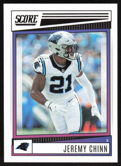 Jeremy Chinn 2022 Panini Score Football # 51 Base Carolina Panthers - Collectible Craze America