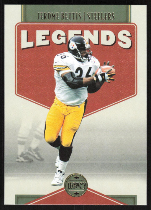 Jerome Bettis 2022 Panini Legacy Legends # 113 Pittsburgh Steelers Base - Collectible Craze America