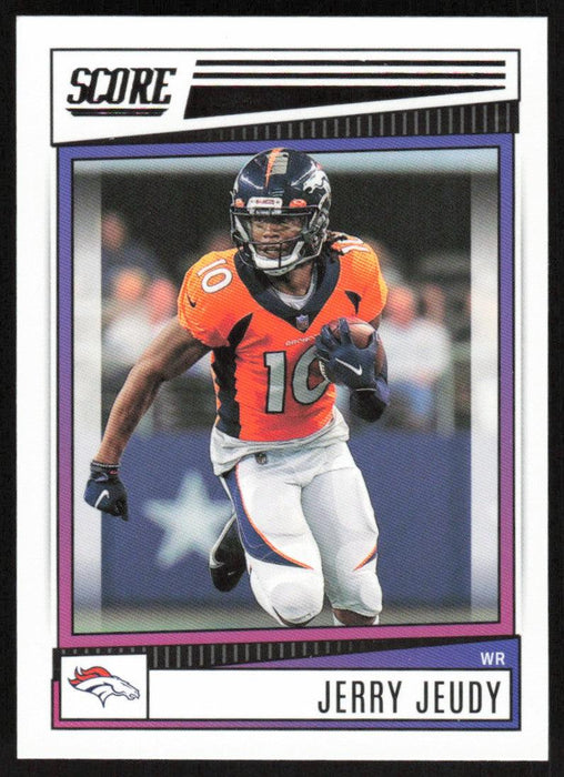 Jerry Jeudy 2022 Panini Score Football # 75 Base Denver Broncos - Collectible Craze America