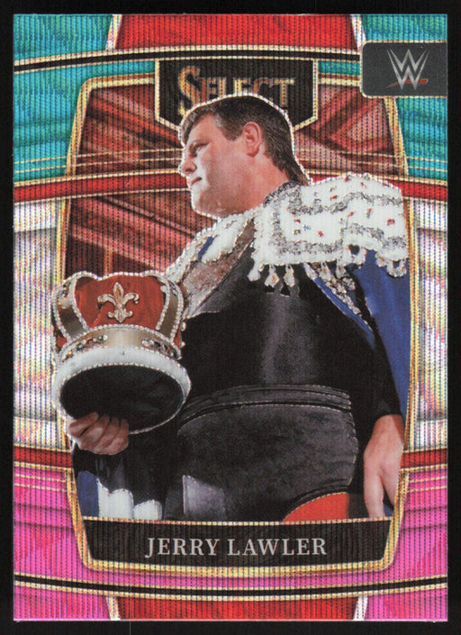 Jerry Lawler 2022 Panini Select WWE # 21 Concourse Tri-Color Prizm WWE Legends - Collectible Craze America