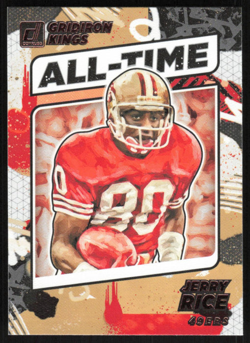 Jerry Rice 2021 Donruss All-Time Gridiron Kings # AT-13 San Francisco 49ers - Collectible Craze America