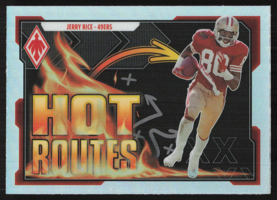 Jerry Rice 2021 Panini Phoenix Hot Routes # HR-28 Insert San Francisco 49ers - Collectible Craze America