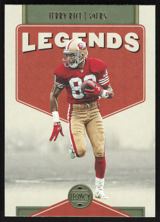 Jerry Rice 2022 Panini Legacy Legends # 104 San Francisco 49ers Base - Collectible Craze America