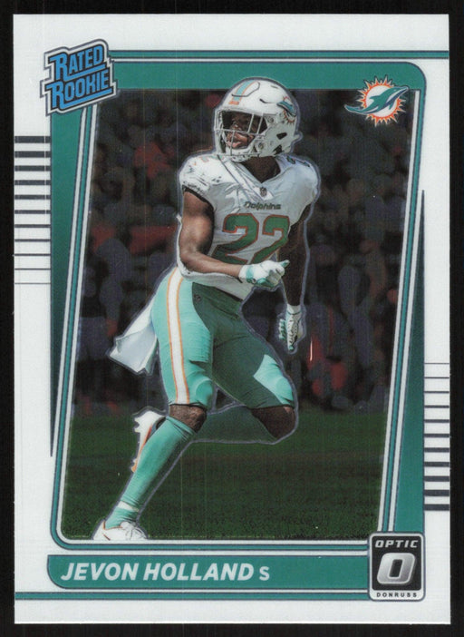 Jevon Holland 2021 Donruss Optic Rated Rooke # 267 RC Miami Dolphins Base - Collectible Craze America