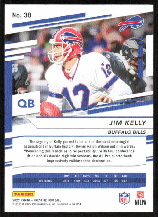 Jim Kelly 2022 Panini Prestige # 38 Buffalo Bills - Collectible Craze America