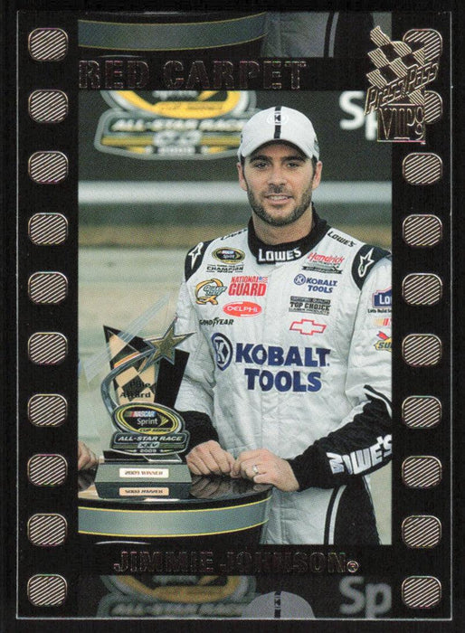 Jimmie Johnson 2009 Press Pass VIP # 61 Red Carpet - Collectible Craze America