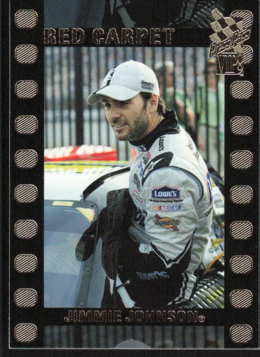 Jimmie Johnson 2009 Press Pass VIP # 64 Red Carpet - Collectible Craze America