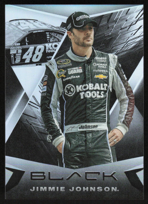 Jimmie Johnson 2022 Panini Chronicles Racing Black # 12 - Collectible Craze America