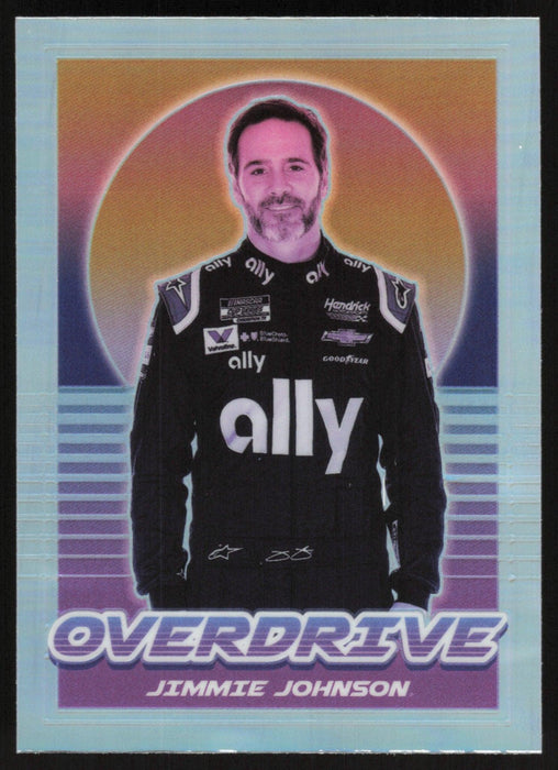 Jimmie Johnson 2022 Panini Chronicles Racing Overdrive # 1 Silver Prizm - Collectible Craze America