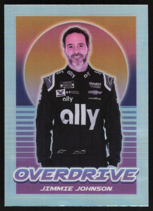 Jimmie Johnson 2022 Panini Chronicles Racing Overdrive # 1 Silver Prizm - Collectible Craze America