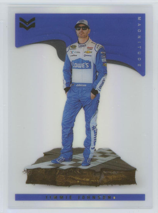 Jimmie Johnson 2022 Panini Chronicles Racing Stars and Stripes Magnitude # 22 Gold 6/10 - Collectible Craze America