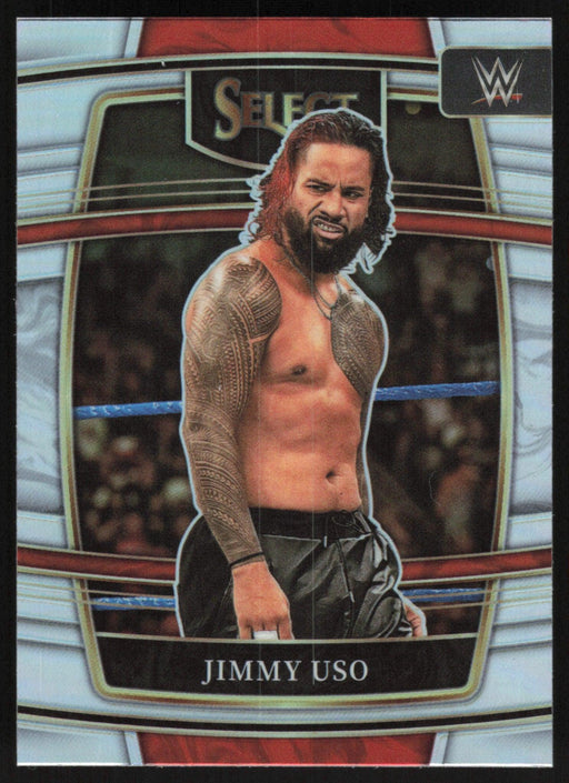 Jimmy Uso 2022 Panini Select WWE # 31 Concourse Silver Prizm Smack Down - Collectible Craze America