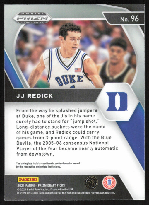 JJ Redick 2021 Panini Prizm Draft Picks # 96 Duke Blue Devils - Collectible Craze America