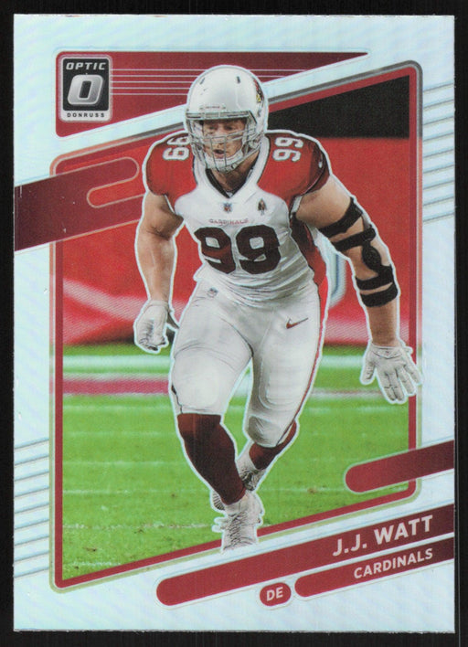 JJ Watt 2021 Donruss Optic # 180 Silver Prizm Arizona Cardinals - Collectible Craze America