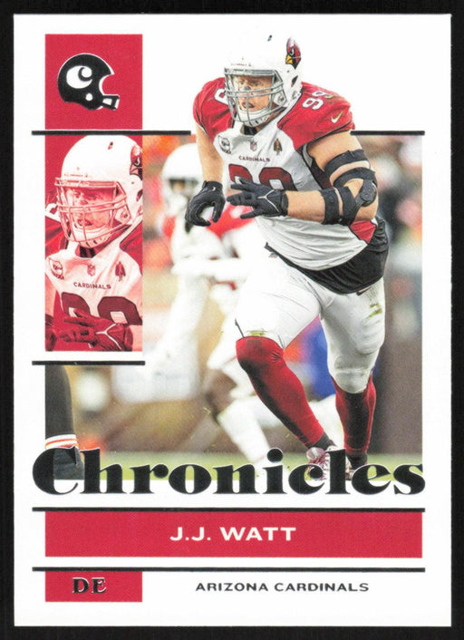 JJ Watt 2021 Panini Chronicles # 2 Arizona Cardinals Base - Collectible Craze America