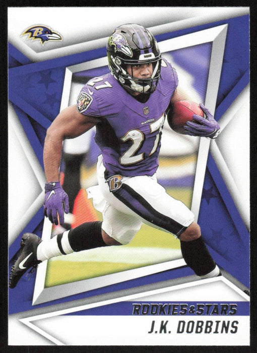 JK Dobbins 2021 Panini Rookies & Stars # 16 Baltimore Ravens Base - Collectible Craze America