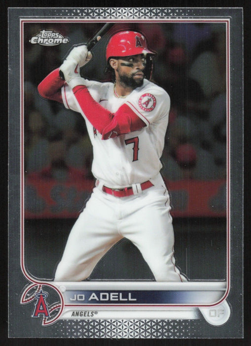 Jo Adell 2022 Topps Chrome Baseball # 203 Los Angeles Angels Base - Collectible Craze America