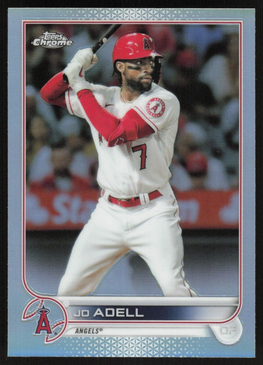 Jo Adell 2022 Topps Chrome Baseball # 203 Refractor Los Angeles Angels - Collectible Craze America