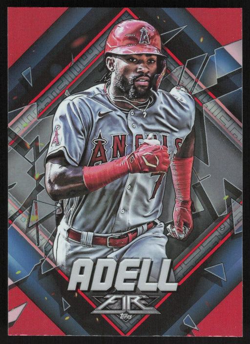 Jo Adell 2022 Topps Fire # 53 Red Los Angeles Angels - Collectible Craze America