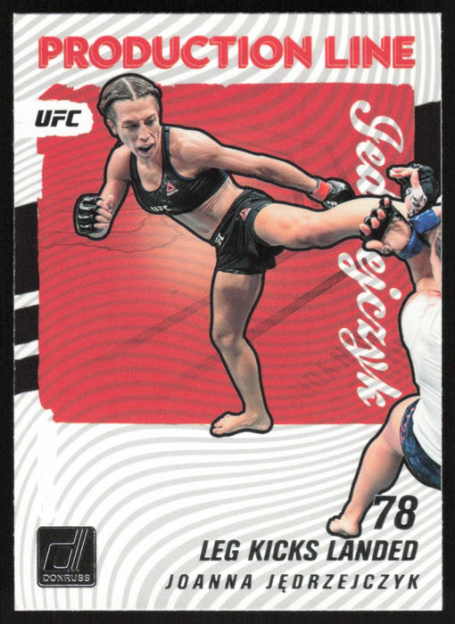 Joanna Jedrzejczyk 2022 Panini Donruss UFC Production Line # 2 Strawweight - Collectible Craze America