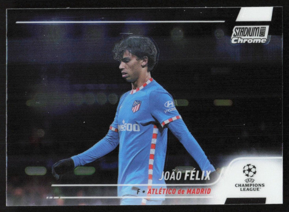 Joao Felix 2021 Topps Stadium Club Chrome UEFA Champions League # 12 Atlético de Madrid Base - Collectible Craze America