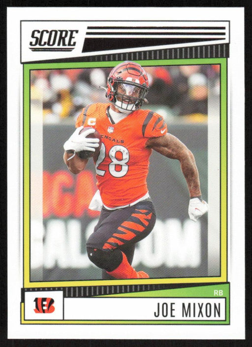 Joe Mixon 2022 Panini Score Football # 195 Base Cincinnati Bengals - Collectible Craze America