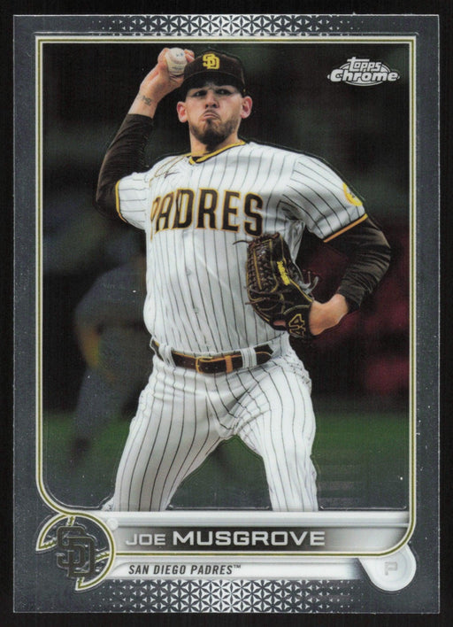 Joe Musgrove 2022 Topps Chrome Baseball # 11 San Diego Padres Base - Collectible Craze America