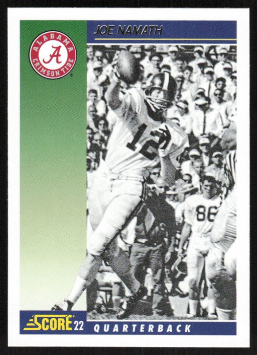 Joe Namath 2022 Panini Chronicles Draft Picks # 4 Score Alabama Crimson Tide - Collectible Craze America