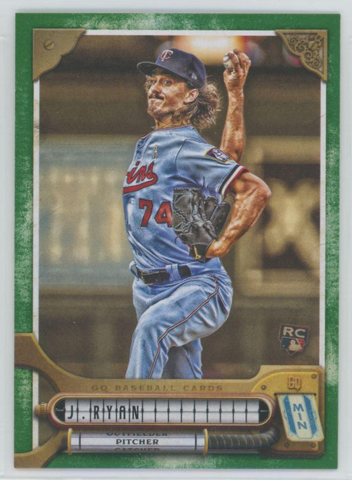 Joe Ryan 2022 Topps Gypsy Queen # 107 RC Green Border Minnesota Twins - Collectible Craze America