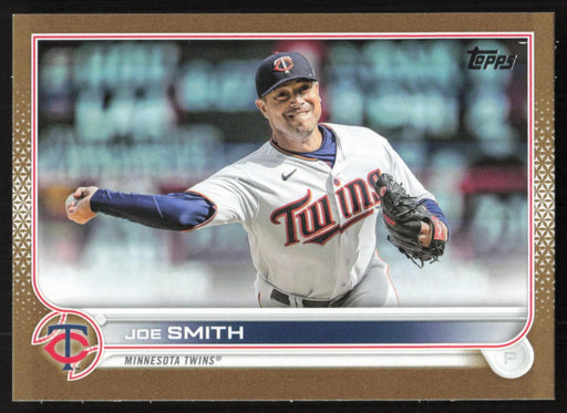 Joe Smith 2022 Topps Update # US55 Gold 0587/2022 Minnesota Twins - Collectible Craze America