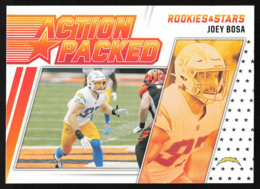 Joey Bosa 2021 Panini Rookie & Stars # AP-23 Action Packed Los Angeles Chargers - Collectible Craze America