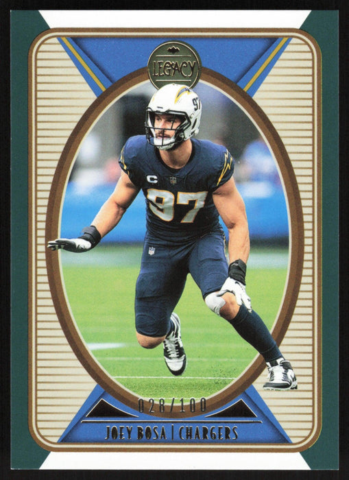 Joey Bosa 2022 Panini Legacy # 51 Green 28/100 Los Angeles Chargers - Collectible Craze America