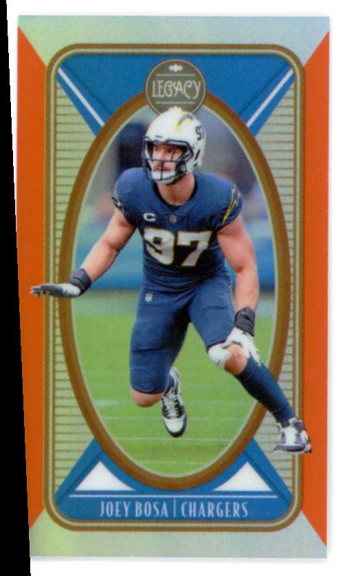 Joey Bosa 2022 Panini Legacy Premium Edition Mini Orange # 51 55/125 Los Angeles Chargers - Collectible Craze America