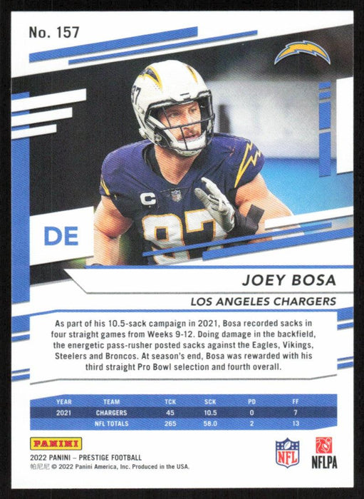 Joey Bosa 2022 Panini Prestige # 157 Los Angeles Chargers - Collectible Craze America