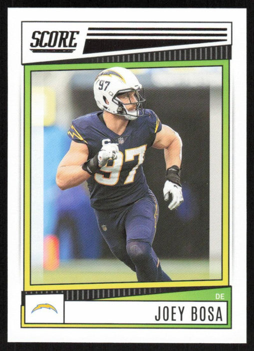 Joey Bosa 2022 Panini Score Football # 138 Base Los Angeles Chargers - Collectible Craze America