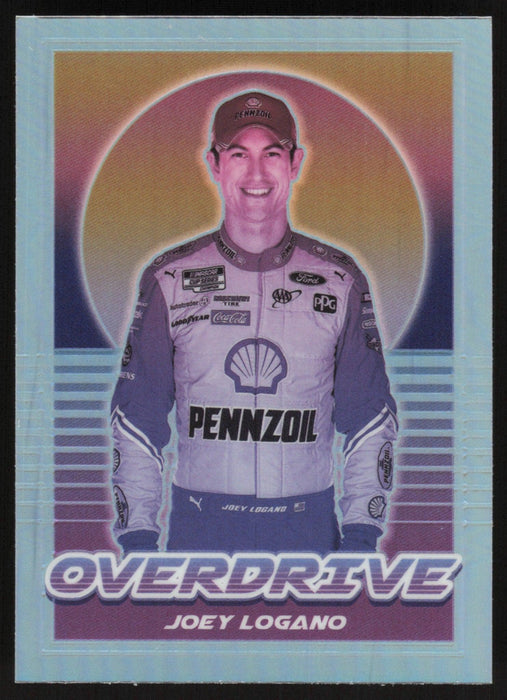 Joey Logano 2022 Panini Chronicles Racing Overdrive # 2 Silver Prizm - Collectible Craze America