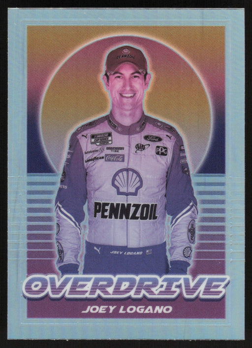Joey Logano 2022 Panini Chronicles Racing Overdrive # 2 Silver Prizm - Collectible Craze America