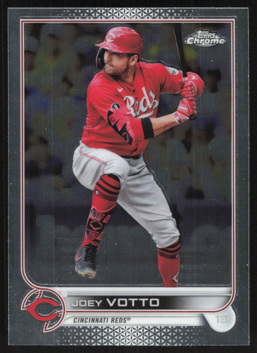 Joey Votto 2022 Topps Chrome Baseball # 177 Cincinnati Reds Base - Collectible Craze America