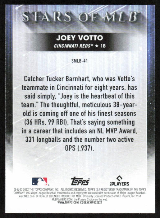 Joey Votto 2022 Topps Series 2 # SMLB-41 Stars of MLB Cincinnati Reds - Collectible Craze America