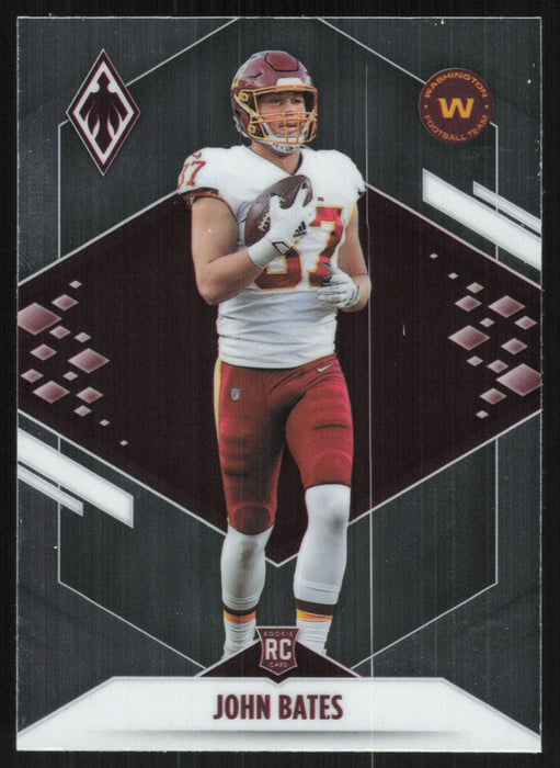 John Bates 2021 Panini Phoenix Football # 192 RC Washington Football Team Base - Collectible Craze America