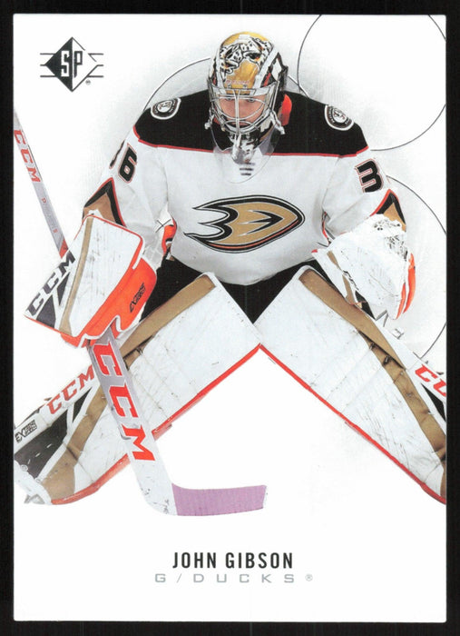 John Gibson 2020 SP Hockey # 63 Anaheim Ducks - Collectible Craze America