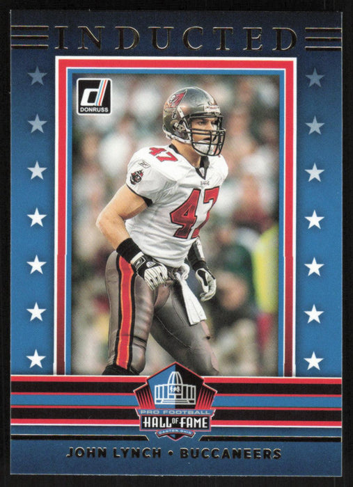 John Lynch 2021 Donruss Inducted # I3 Tampa Bay Buccaneers - Collectible Craze America